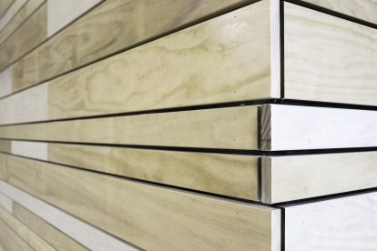 Accsys Arnhem offices showing Accoya wall